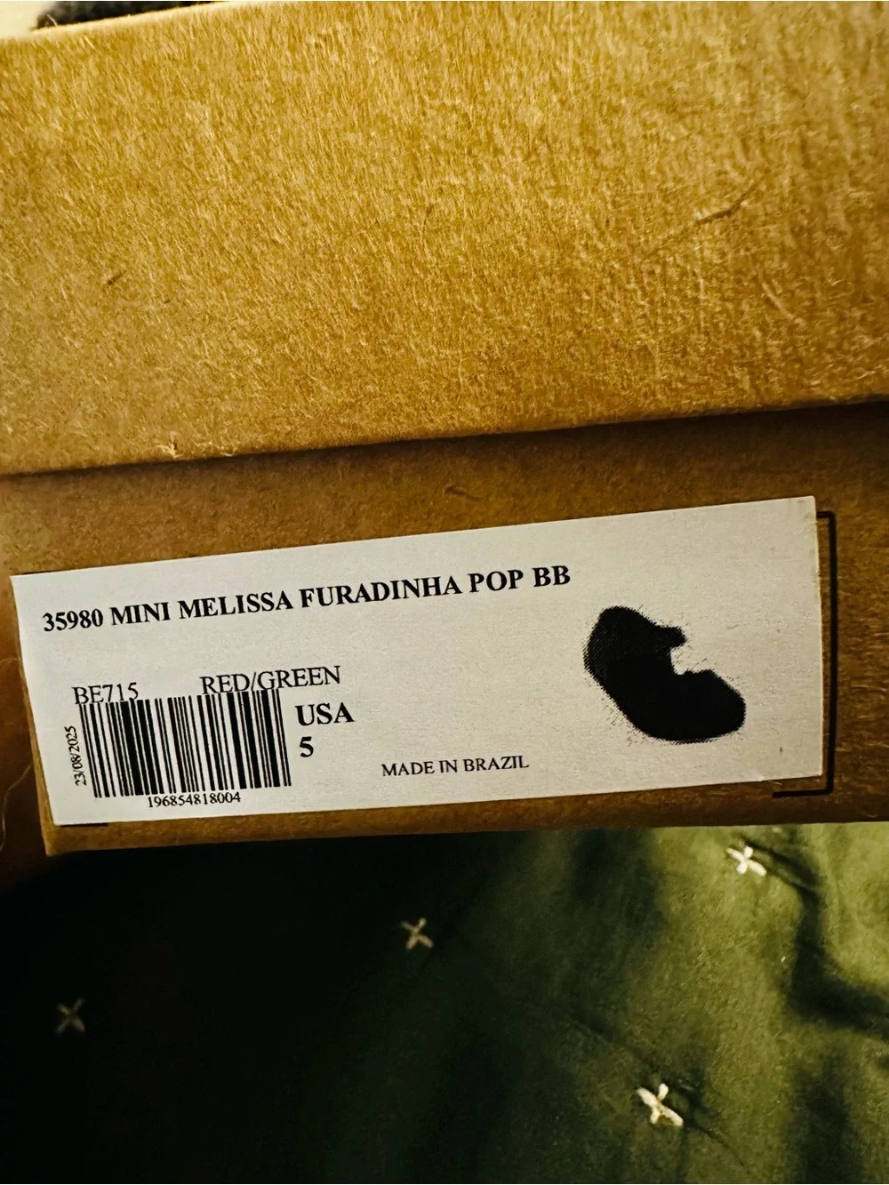 Mini Melissa Red Cherry Mary Jane FURADINHA POP